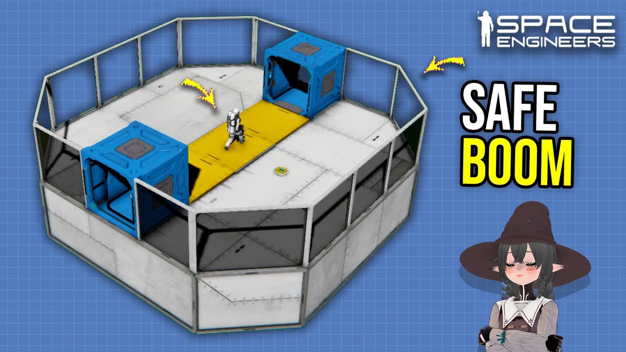 This Explosive Booby Trap Doesn't Damage Your Ship, Space Engineers