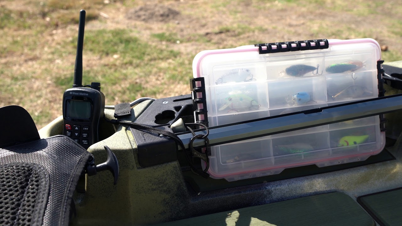 2019 Hobie Outback - Cockpit Organization for Bass Fishing