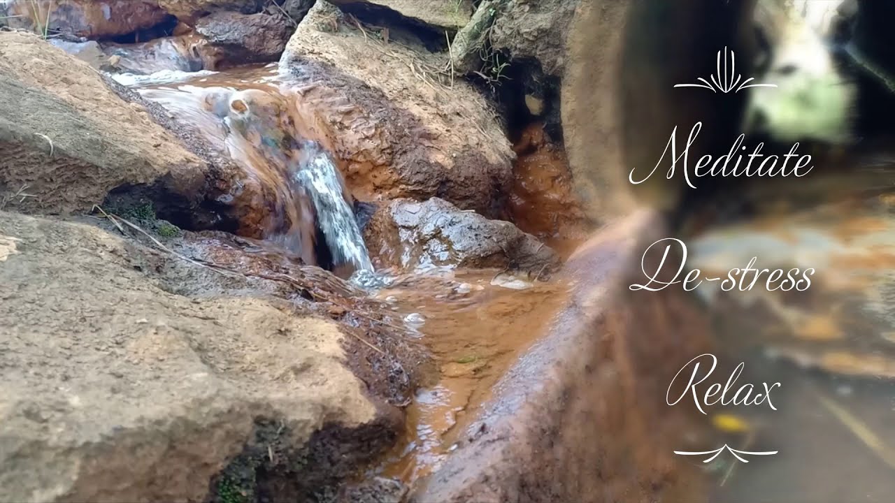 How to relax| meditate| de-stress with water sounds | 4 hours to replenish your chi energy.