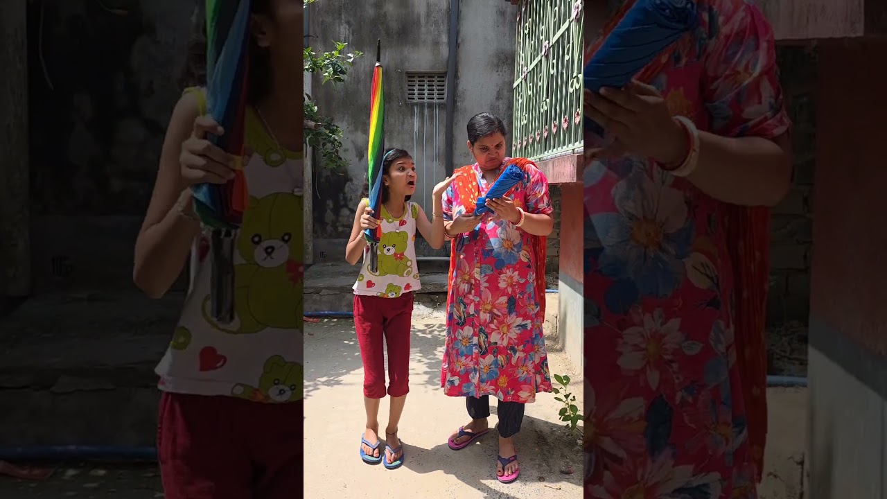 Umbrella ☔️☔️☔️☔️☔️#Kritikachannel#Shorts funny video #viral