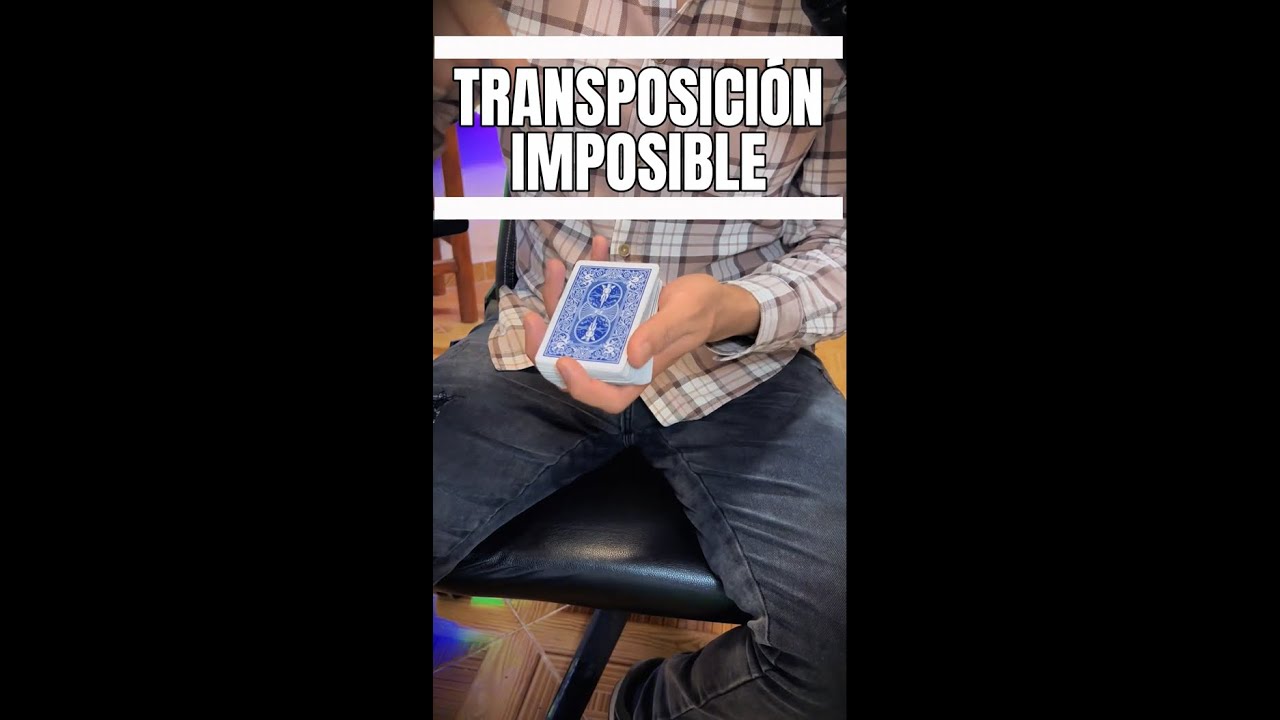 Transposición Imposible | Truco de Magia con Cartas Tutorial
