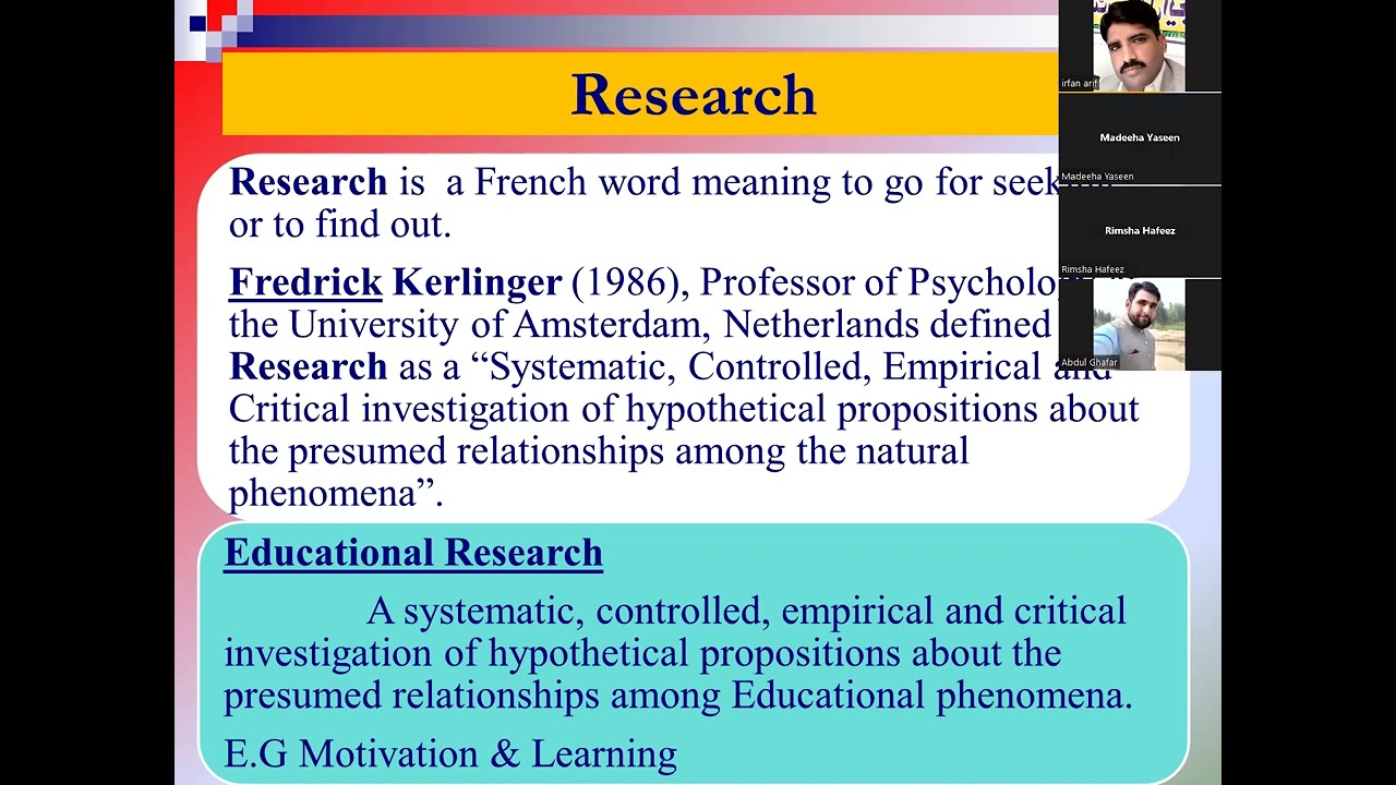 Educational Research