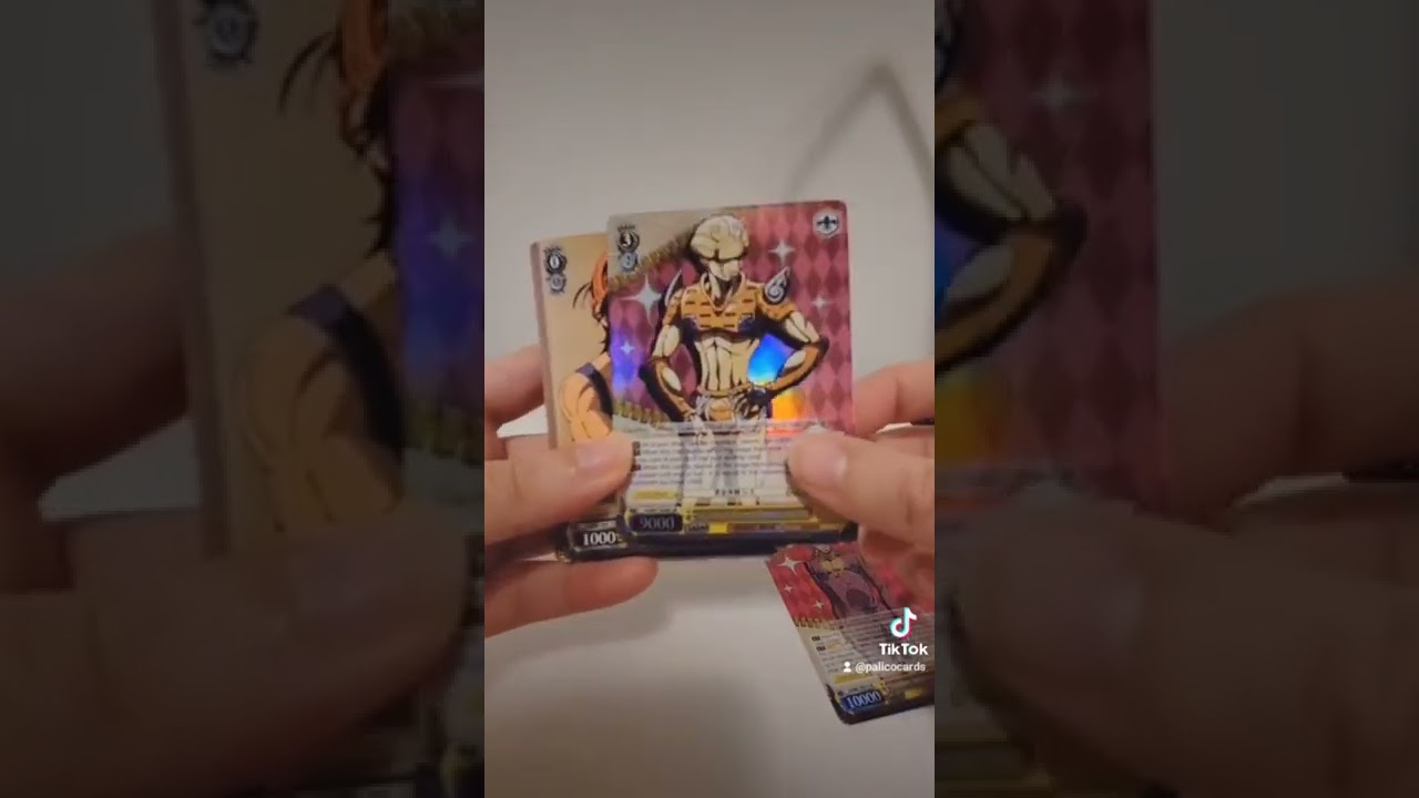 Unboxing Rare JoJo Anime Cards! #GoldenWind 😉