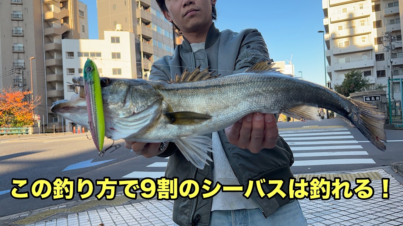 この釣り方で9割のシーバスは釣れる！