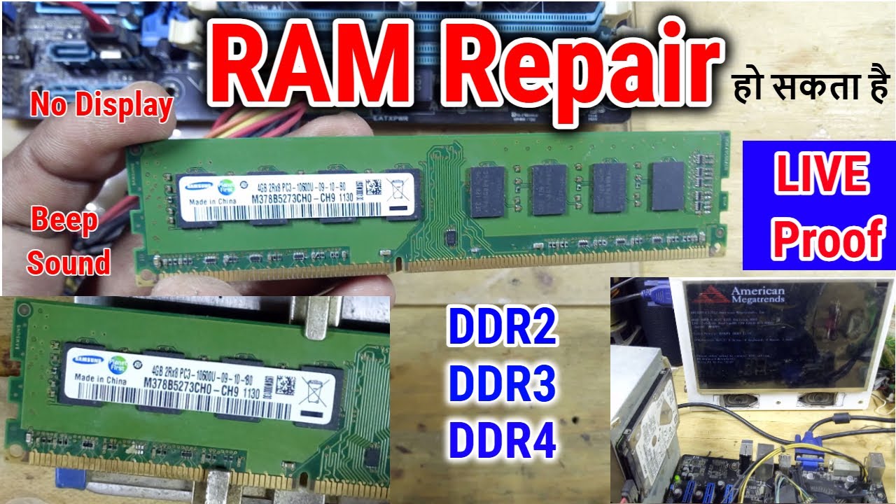 How to Repair Dead PC RAM! 💻 DDR3 & DDR4 RAM Full Guide
