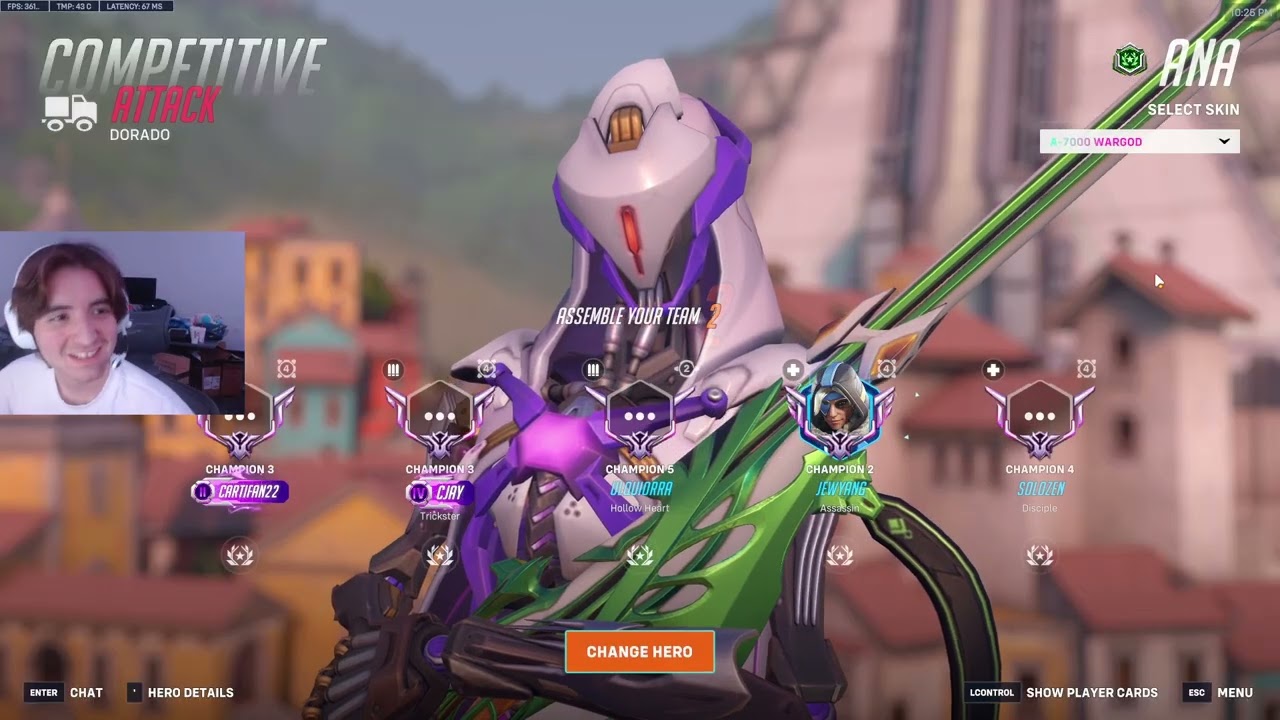 Позиционируйте себя как профессионал: Ультрафиолет Ана в Overwatch 2: топ-500 игрового процесса