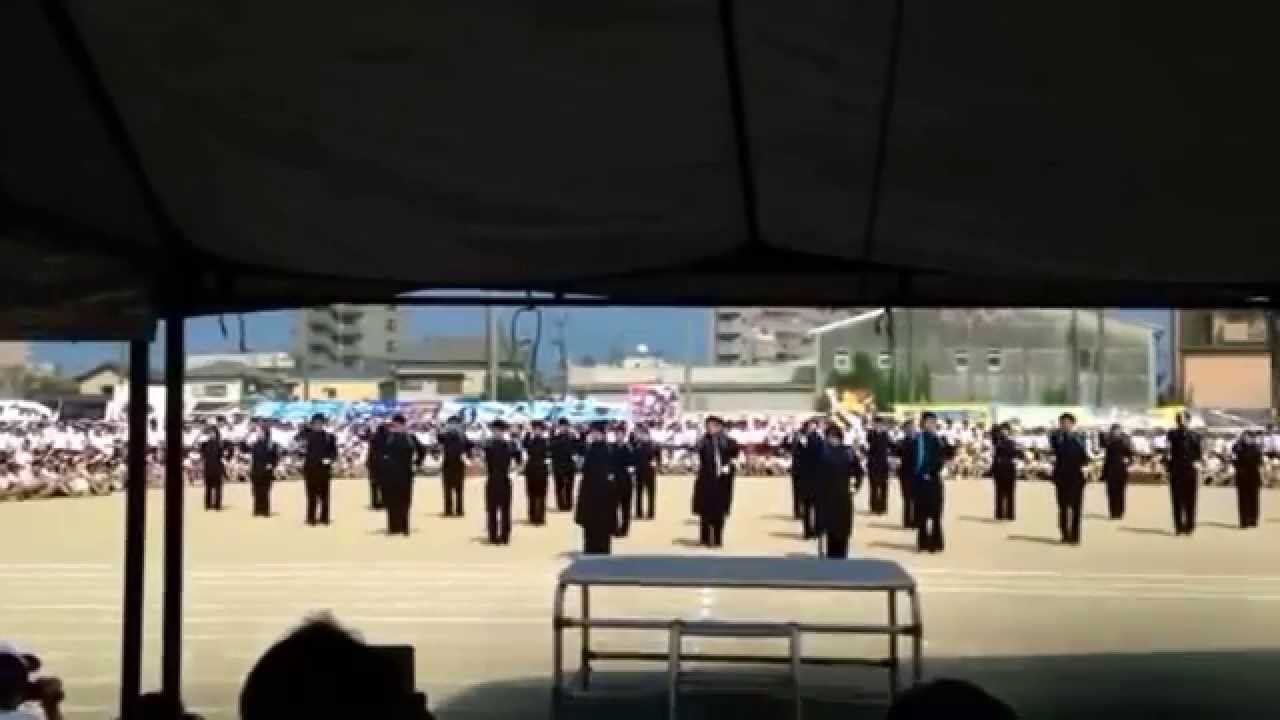 2015宮崎大宮高校体育祭 青団演舞