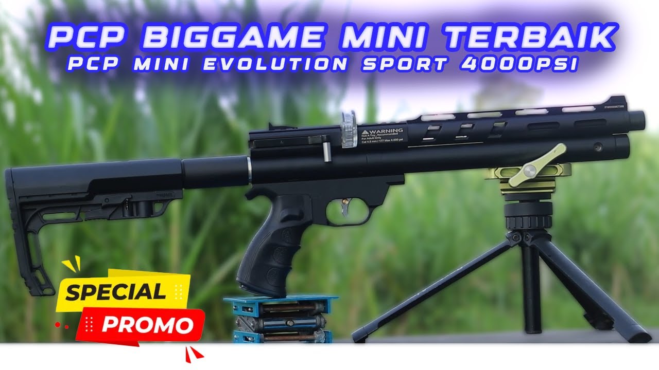 PCP BIG GAME MINI EVOLUTION SPORT 4000PSI BEST PCP MINI PISTOL | LATEST PCP RIFLE PROMO 2026