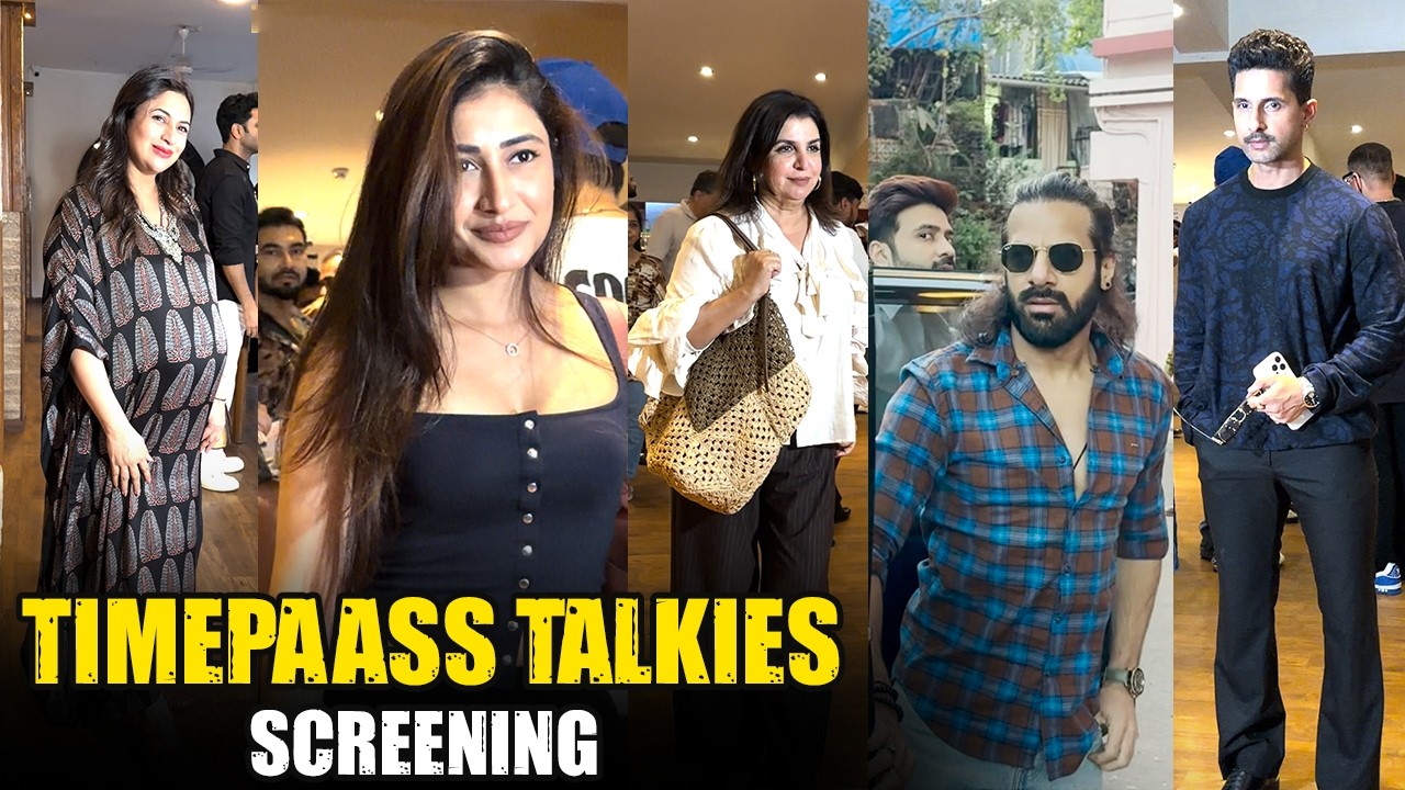 Divyanka Tripathi, Karan Veer Mehra, Shalin Bhanot,  Hiten-Gauri Pradhan Farah Khan at Timepaass