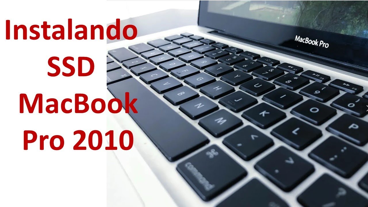 Upgrade SSD no MacBook Pro 2010