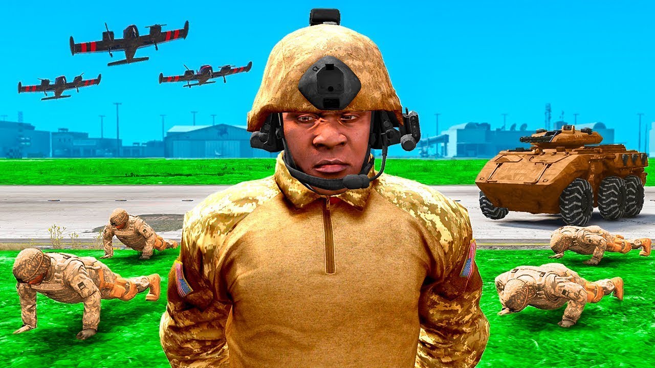 CONTROLANDO O EXÉRCITO NO GTA 5