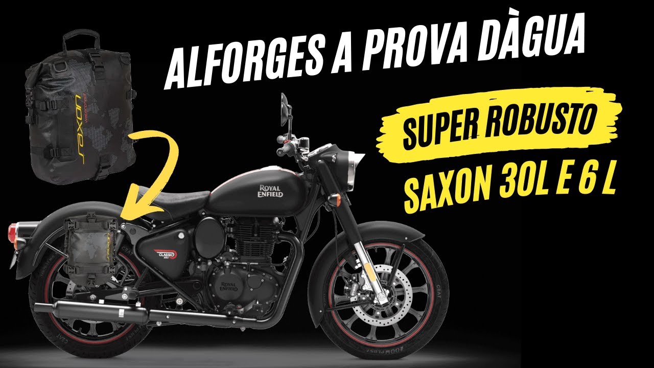 Royal Classic 350 -Alforges a prova d'água Saxon
