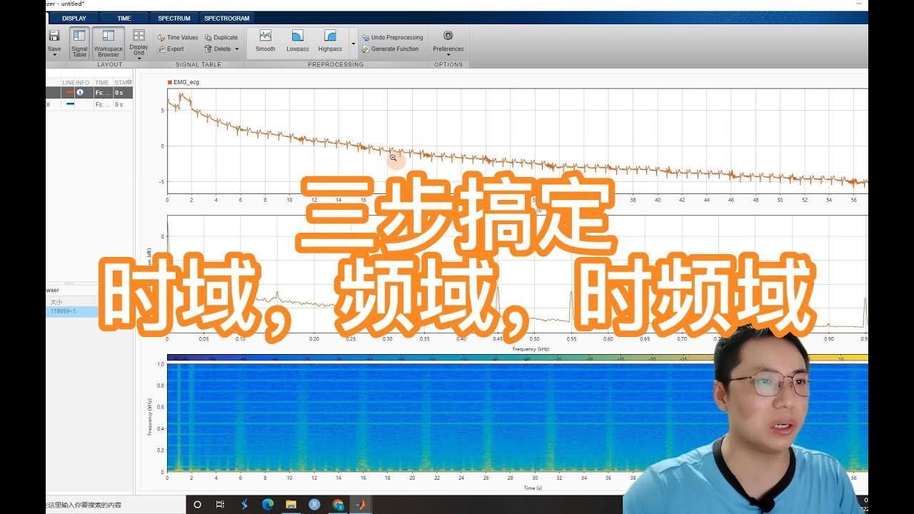 三步搞定时域，频域，时频域分析