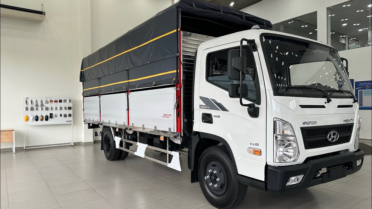 HYUNDAI MIGTHY EX8 MUI BẠT BỬNG NHÔM || Xe tải 7 tấn rẻ nhất phân khúc || ĐẸP - KHOẺ - RẺ