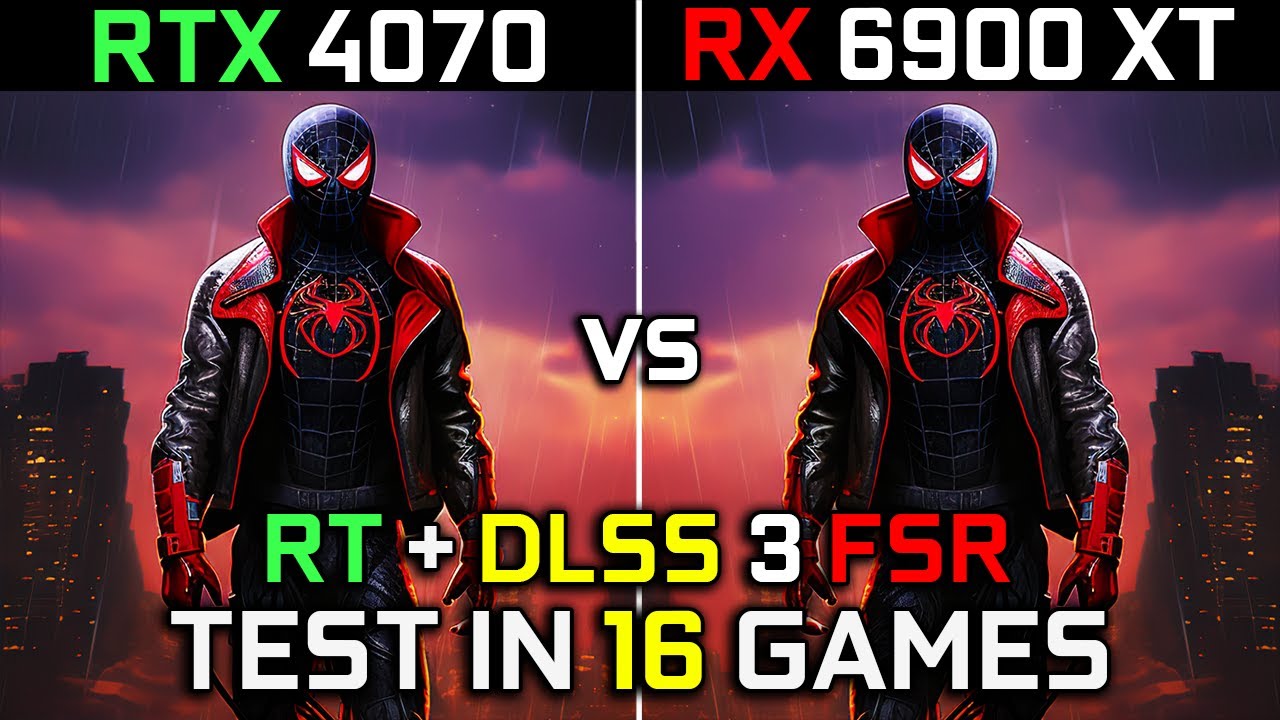 RTX 4070 vs RX 6900 XT | Test in 16 New Games | 1440p - 2160p | Which One is Better in 2024?