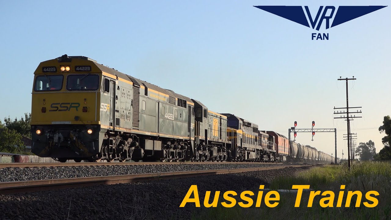 Freight and Passenger Trains at Jacana: Australian Trains