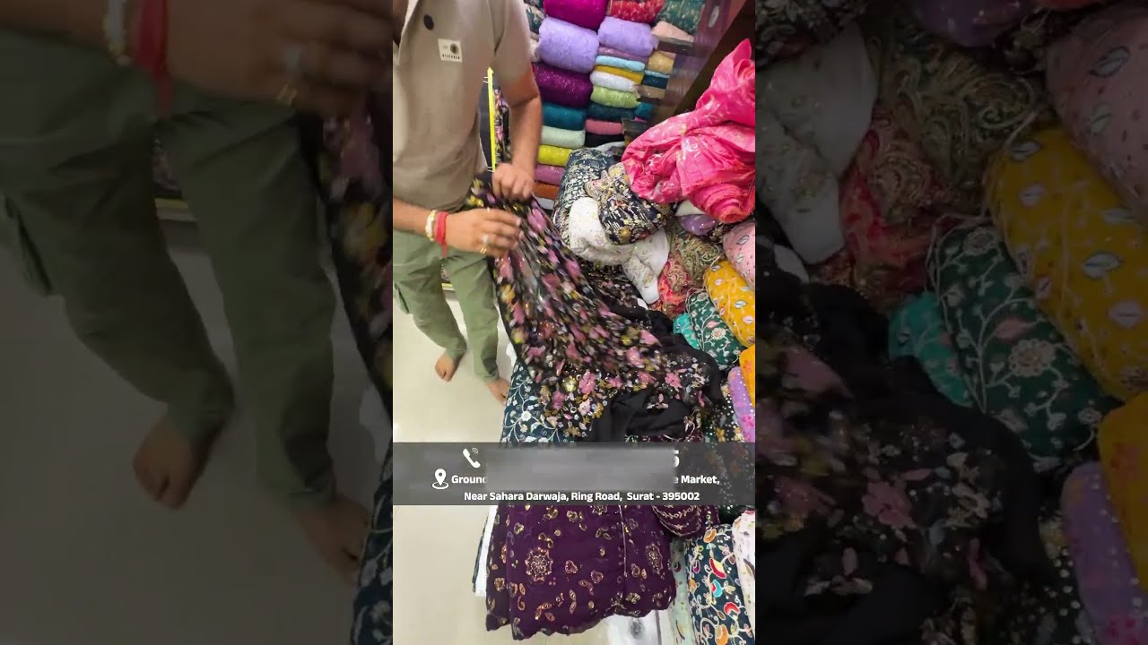 Fabric Starting At 100/- 😳| Surat Wholesale Market