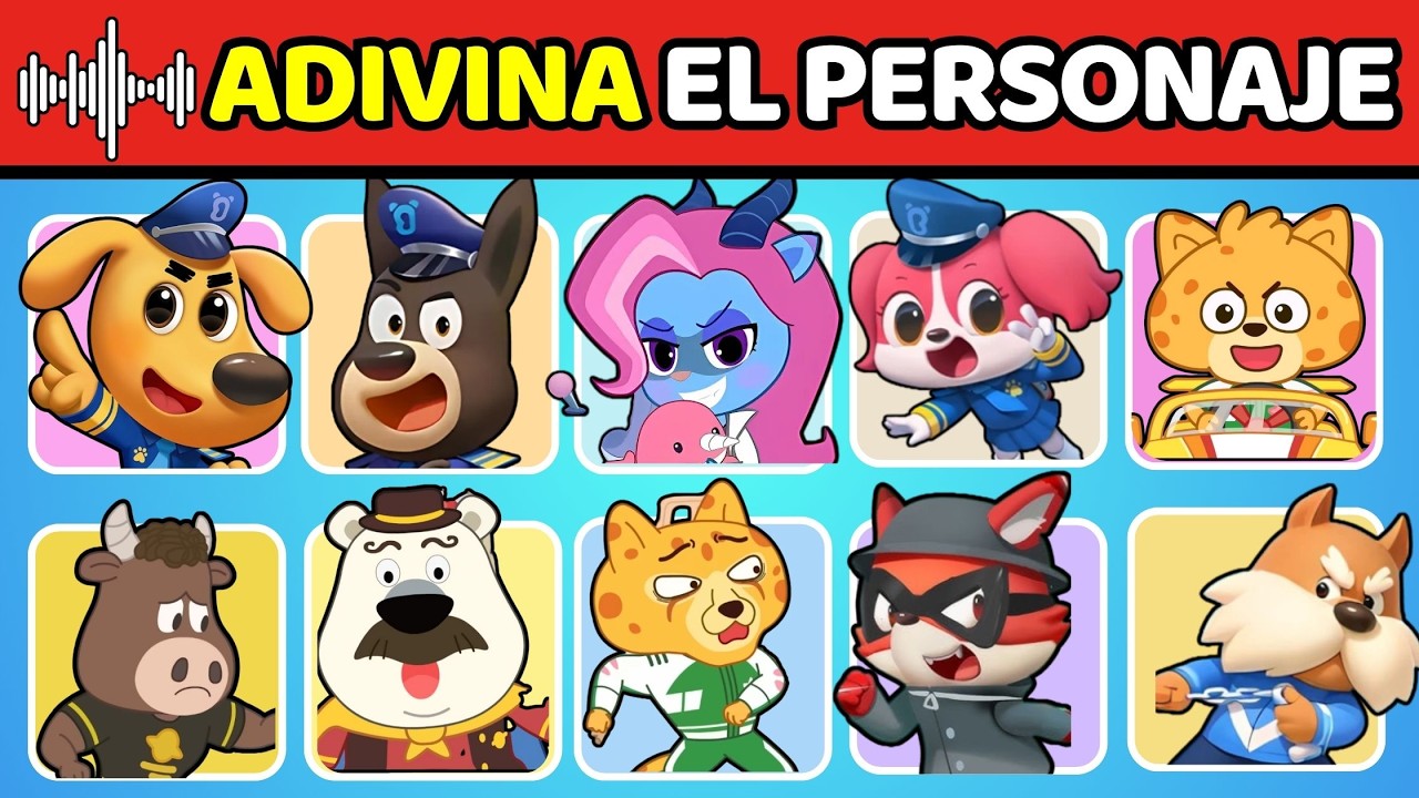 ⏱️ &iexcl;Adivina Los  PERSONAJES por SU VOZ! 🐾 Sheriff LABRADOR 🐶