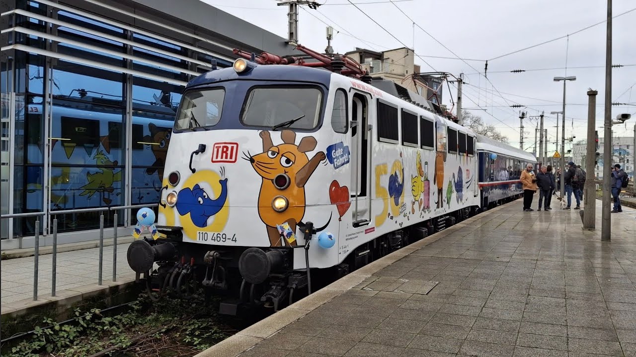Die Maus ist los| Erste öffentliche Vorstellung der Maus Lok von TRI in dem Kölner Hbf