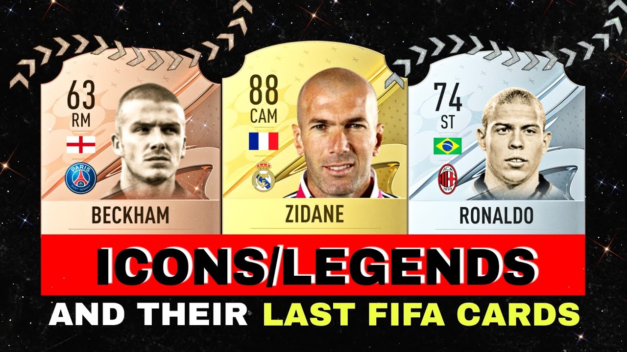 FIFA 23 | ICONS AND THEIR LAST FIFA CARDS! 😱🔥 ft. Zidane, Beckham, Ronaldo...etc