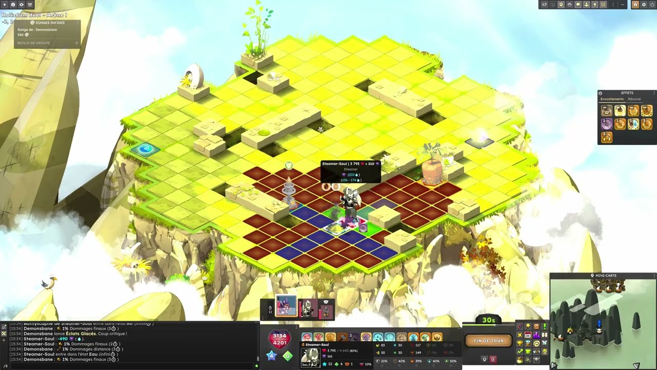 HUPPERMAGE EAU/AIR CRIT VS STEAMER TERRE SUR DOFUS