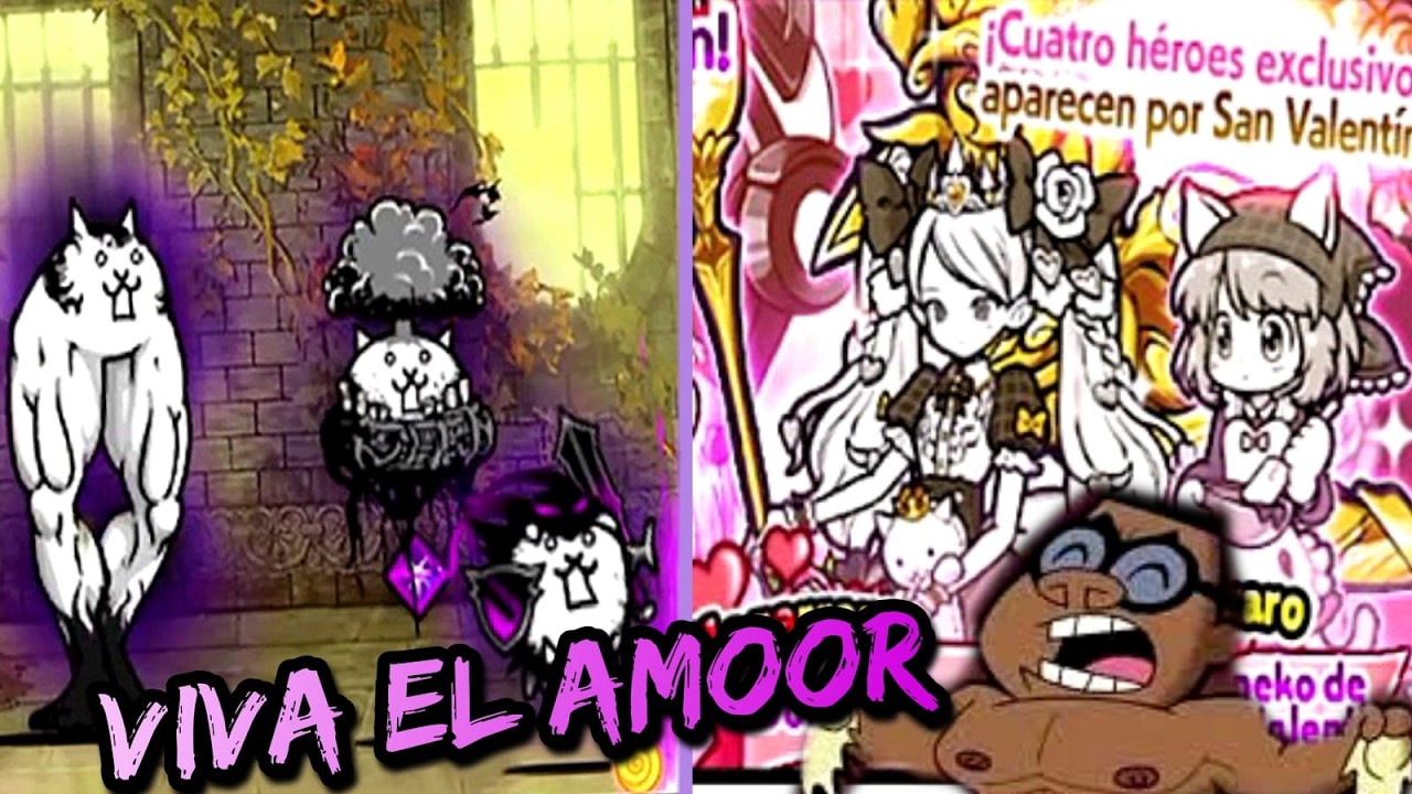 LAS VALENTINAS VS LA TORRE INFERNAL | THE BATTLE CATS