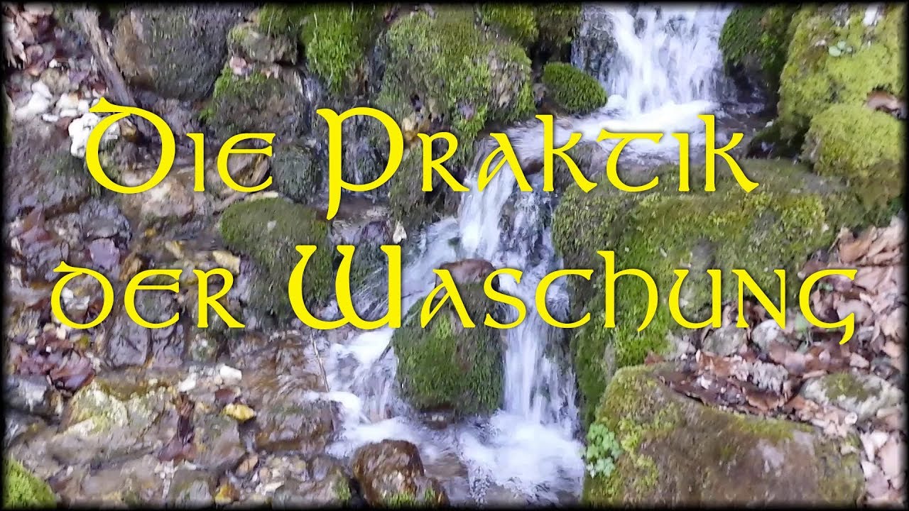 Praktik der Waschung an Heilquellen