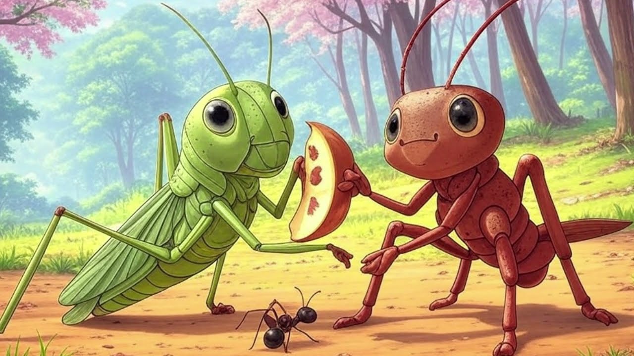 De Krekel en de Mier