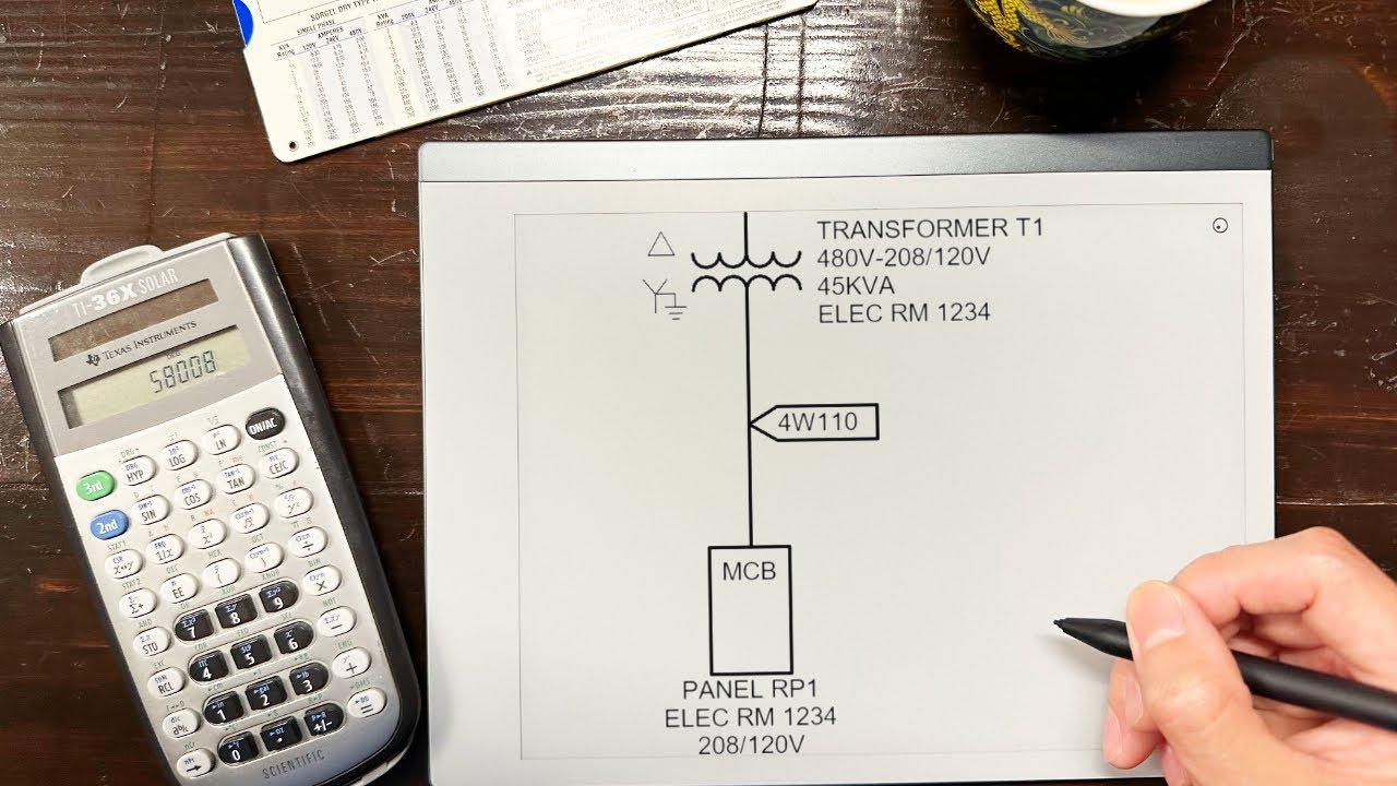 How to draw a Single Line Diagram - Revit Review