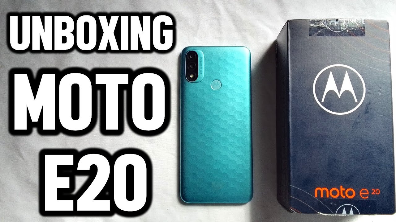 Unboxing Motorola E20 ¿El mejor gama baja del 2022??