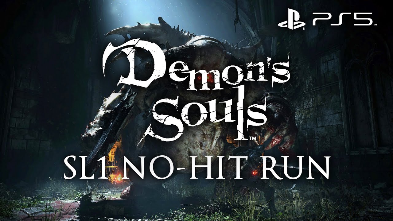 Demon's Souls PS5 - SL1 No Hit Run (no leveling up, no hits)