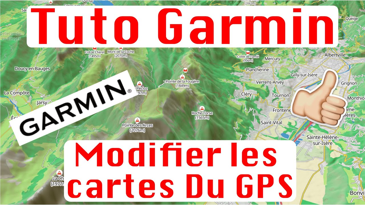 Tuto GARMIN   Modifier les cartes du GPS