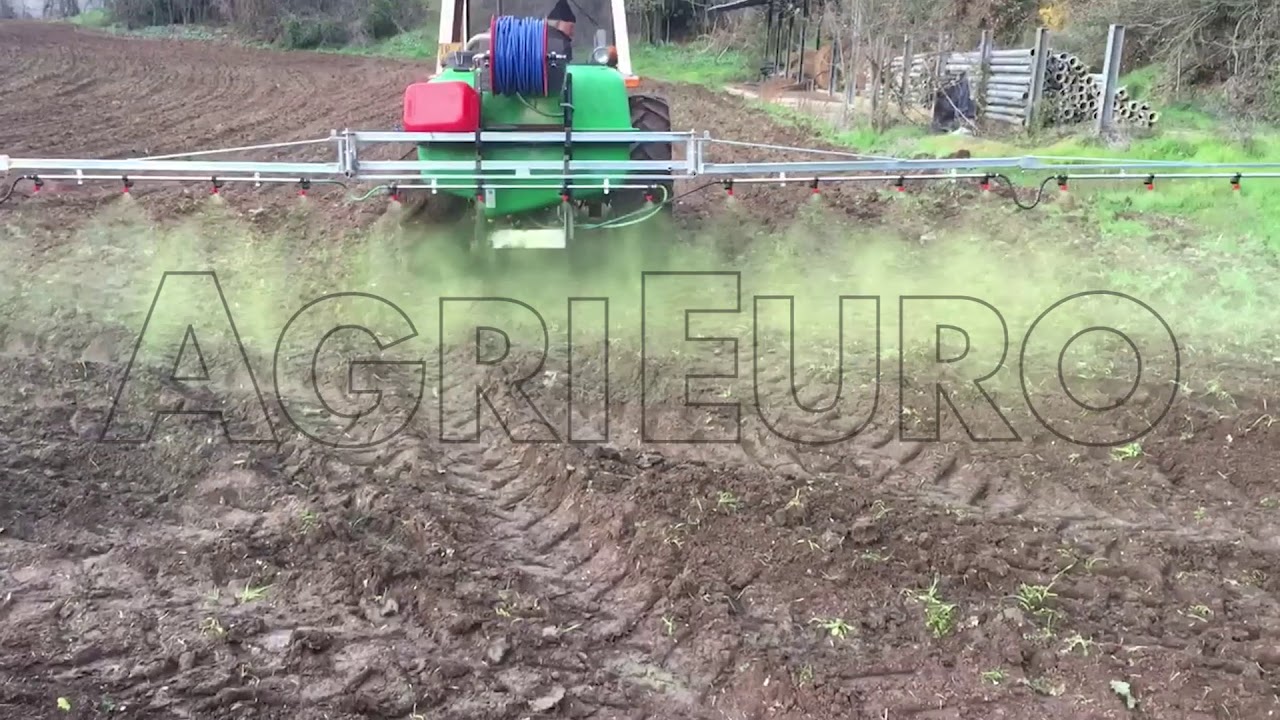 Funzionamento barra da diserbo da 10 mt