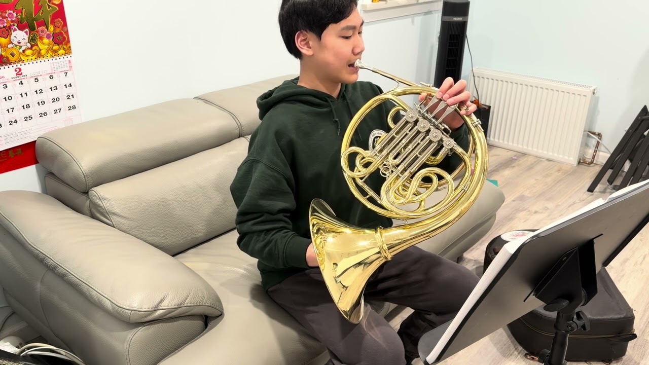 Mozart 2nd Concerto, 1st mvt exposition.