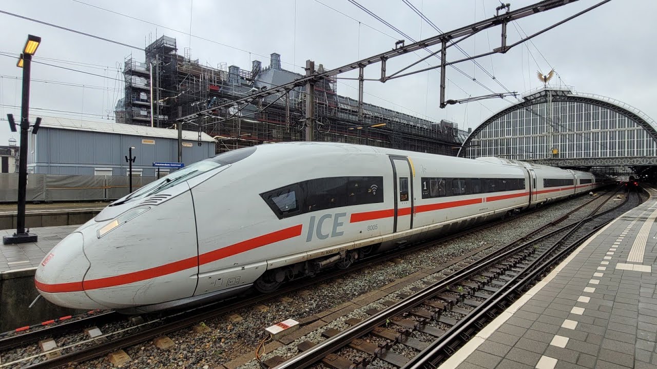 Trains At Amsterdam Centraal Railway Station 19/11/2025