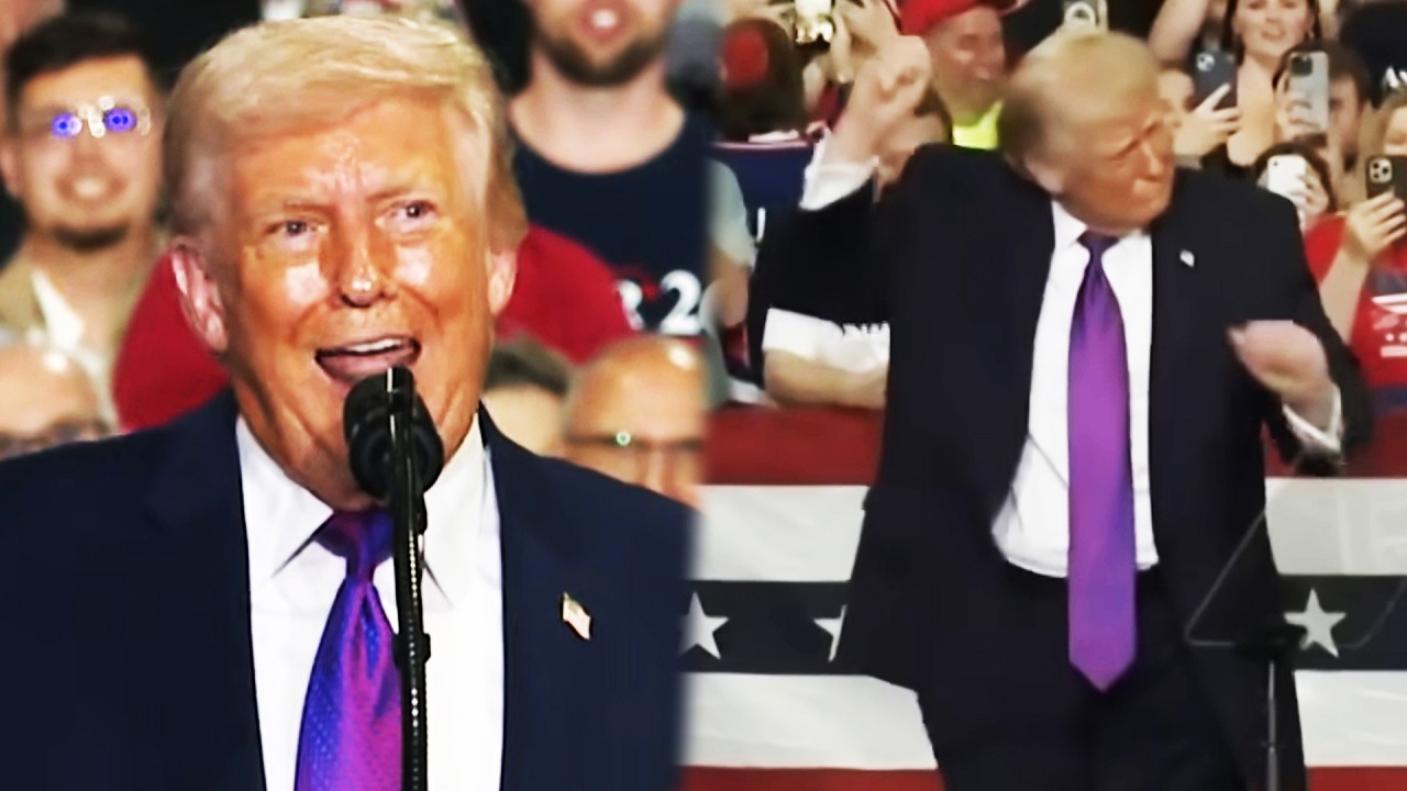 Trump seems incredibly sick at WHACKED OUT rally