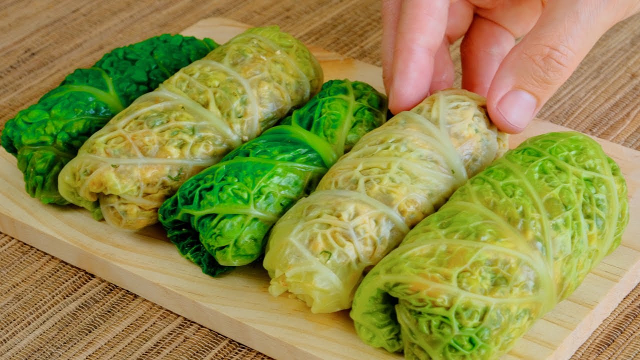 У вас дома есть 1 капуста? Самый вкусный рецепт голубцов без яиц и мяса! Веган