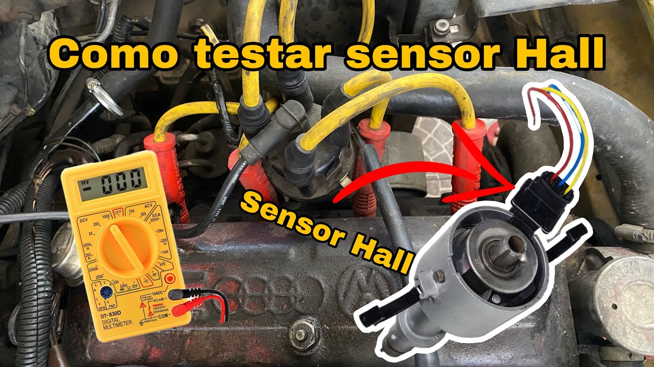 Como testar sensor Hall 3 pinos injeção monoponto - Gol Quadrado