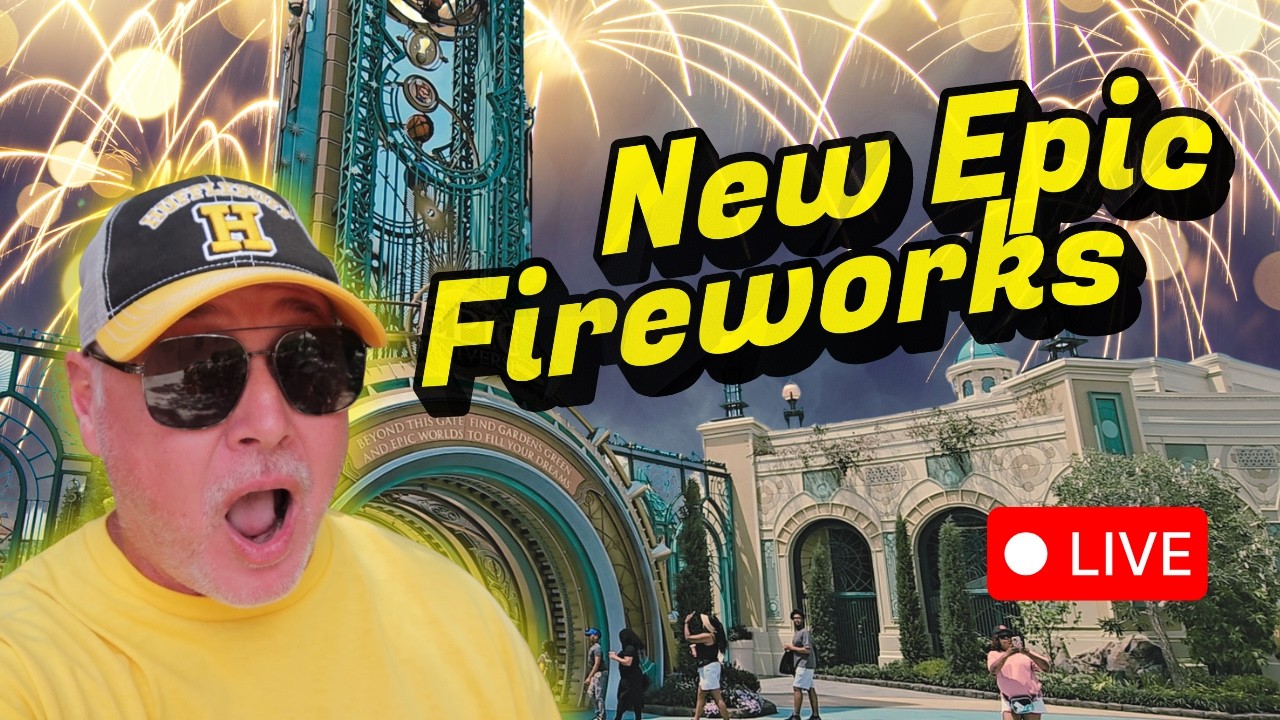 Live! Epic Universe NEW Nighttime Show with Fireworks and Fountains