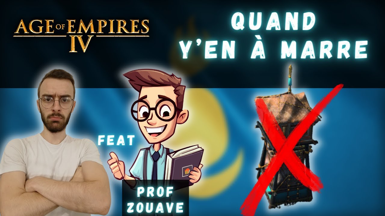 COMMENT CONTRER UN TOWER RUSH MONGOL ? Tuto Age of Empires IV en compagnie de notre ami LEZOUAVE