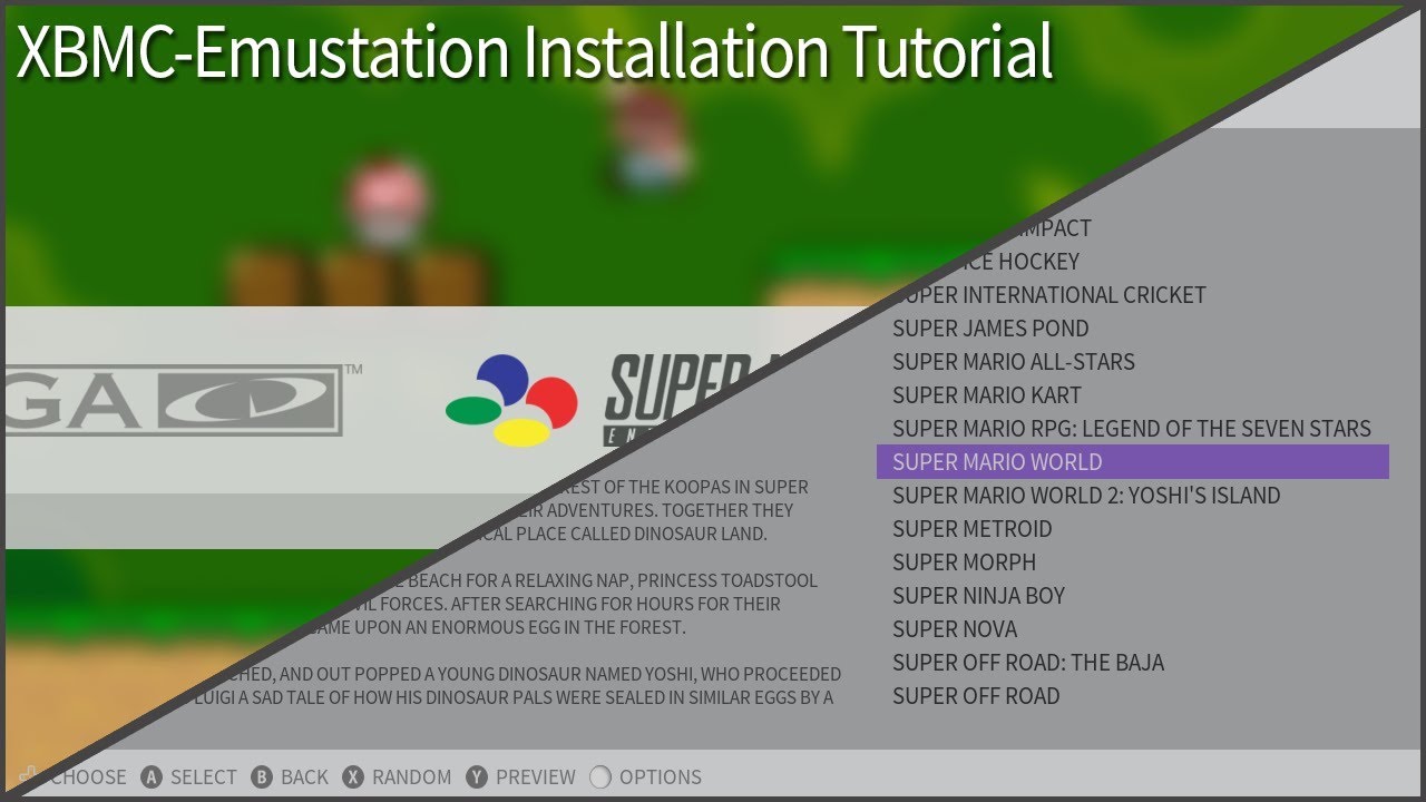 How to setup XBMC-Emustation