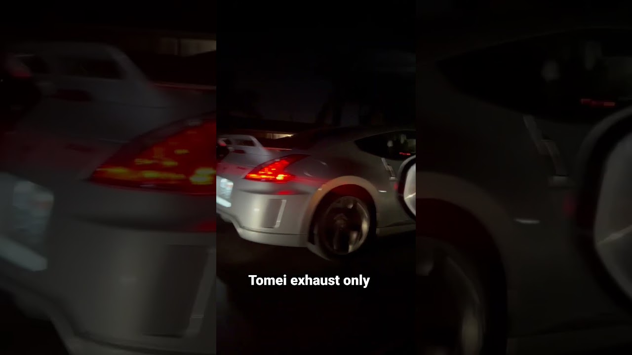 370z nismo / tomei exhaust