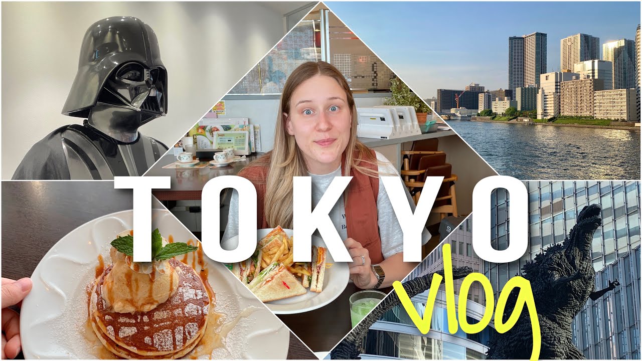 TOKYO VLOG // Denny's, Manneken, Star Wars Pop Up in Ginza, Godzilla Square Hibiya //