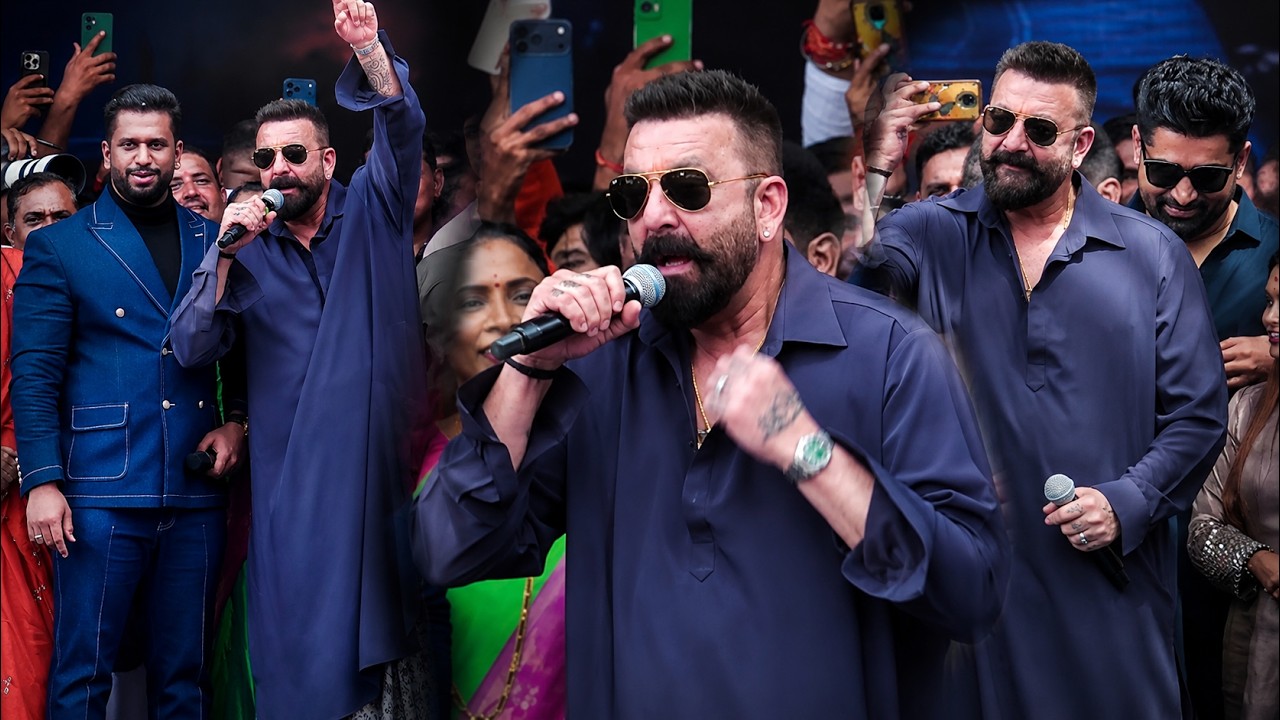 Sanjay Dutt At The Dahi Handi Celebration In Devipada