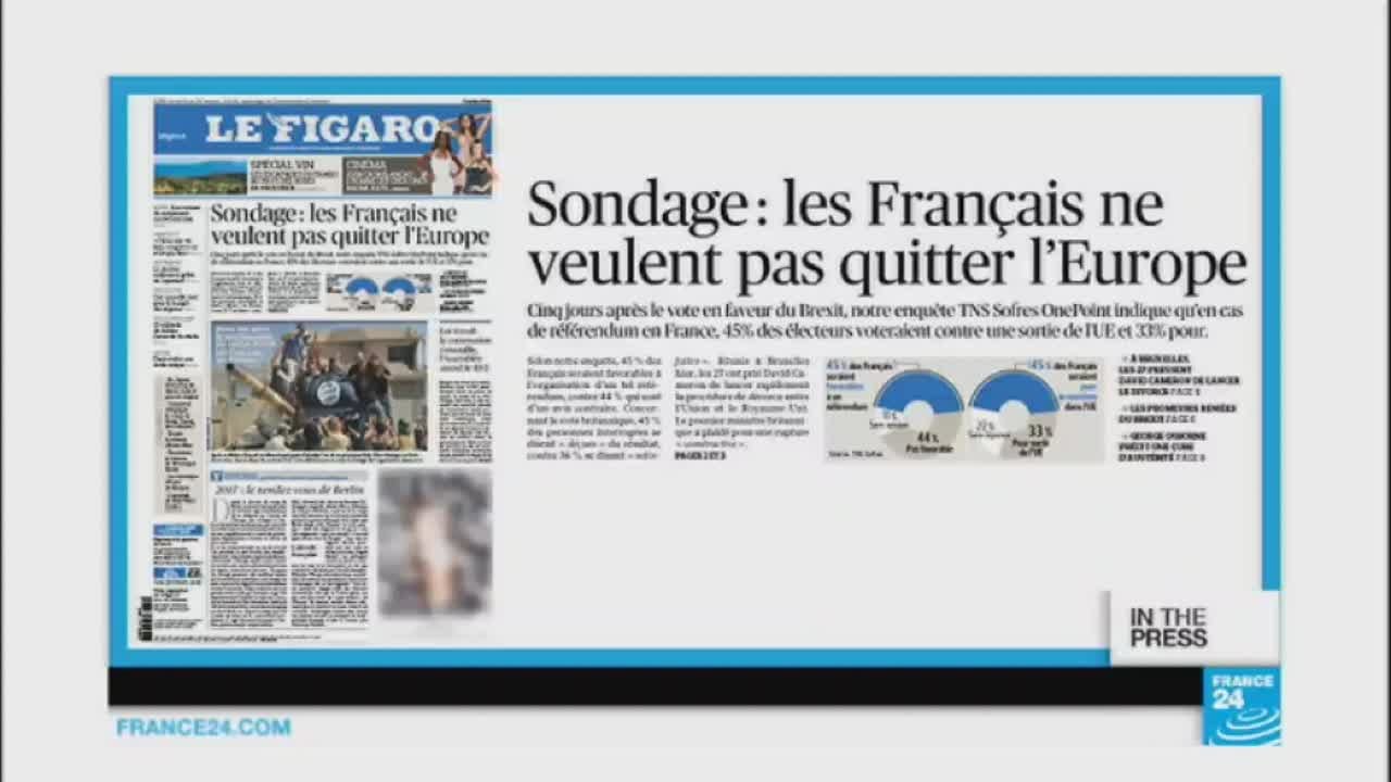 French people against a 'Frexit' referendum