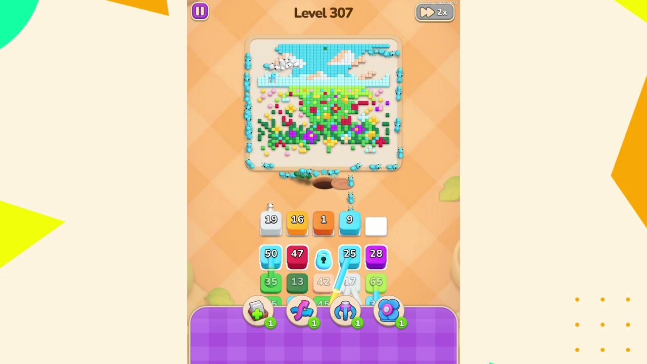 Colony Flow Level 307 Solution/ Hard Puzzle Walkthrough 