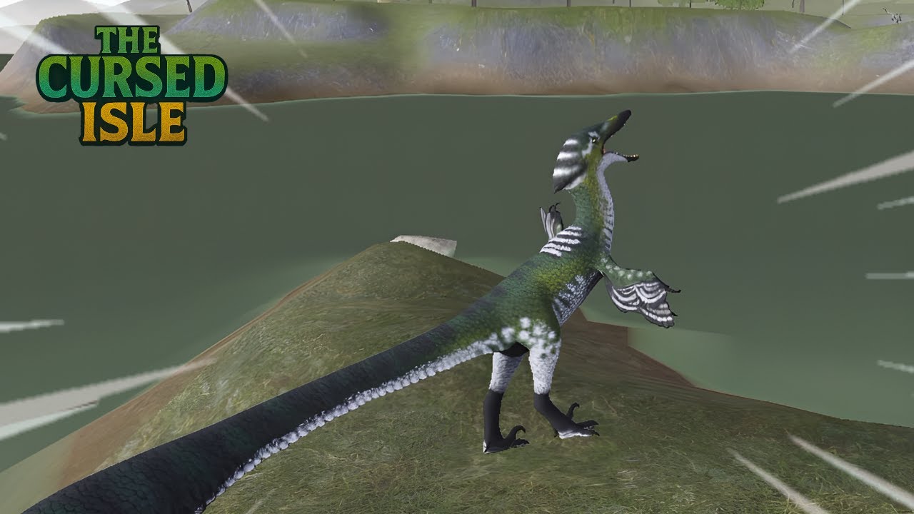 SOBREVIVI DO (0 a 100%) COM O AUSTRORAPTOR! O Raptor Semiaquático - The Cursed Isle
