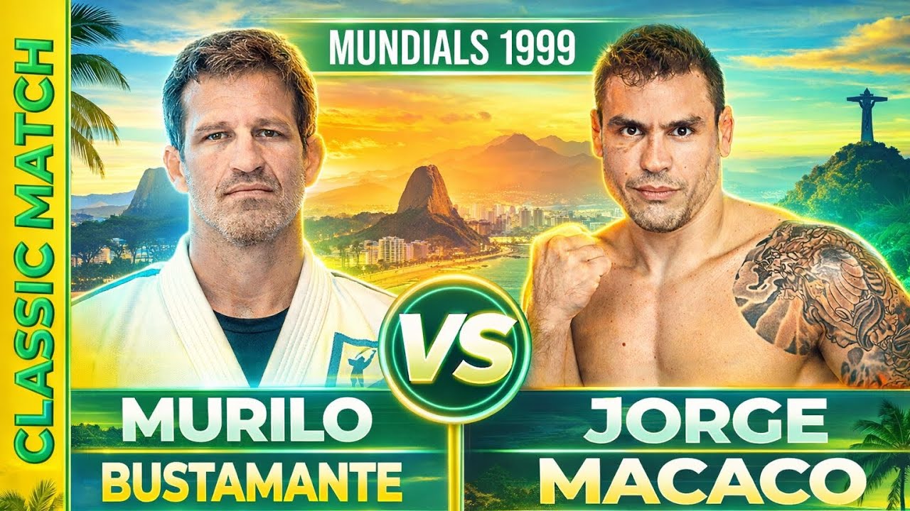 OLD SCHOOL BJJ MATCH: Murilo Bustamante vs Jorge Macaco Patino CBJJ Worlds 1999