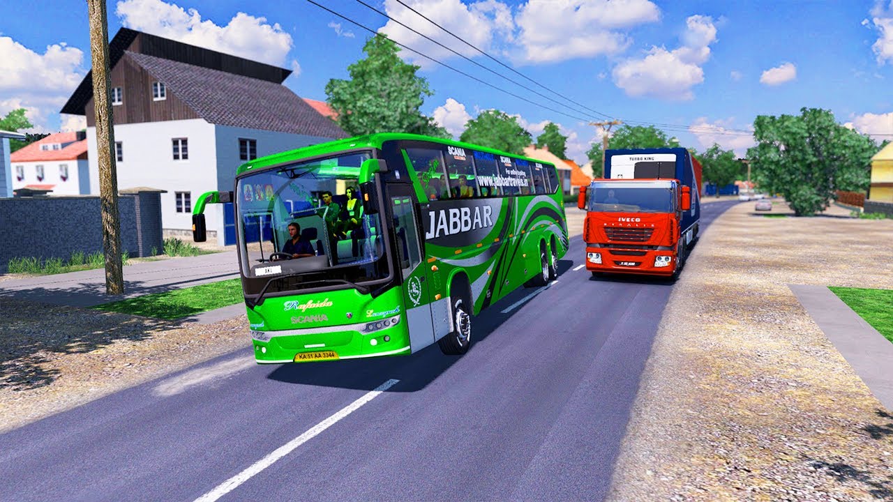 Scania Metrolink Bus Journey | Jabbar Travels | High-Speed Chase