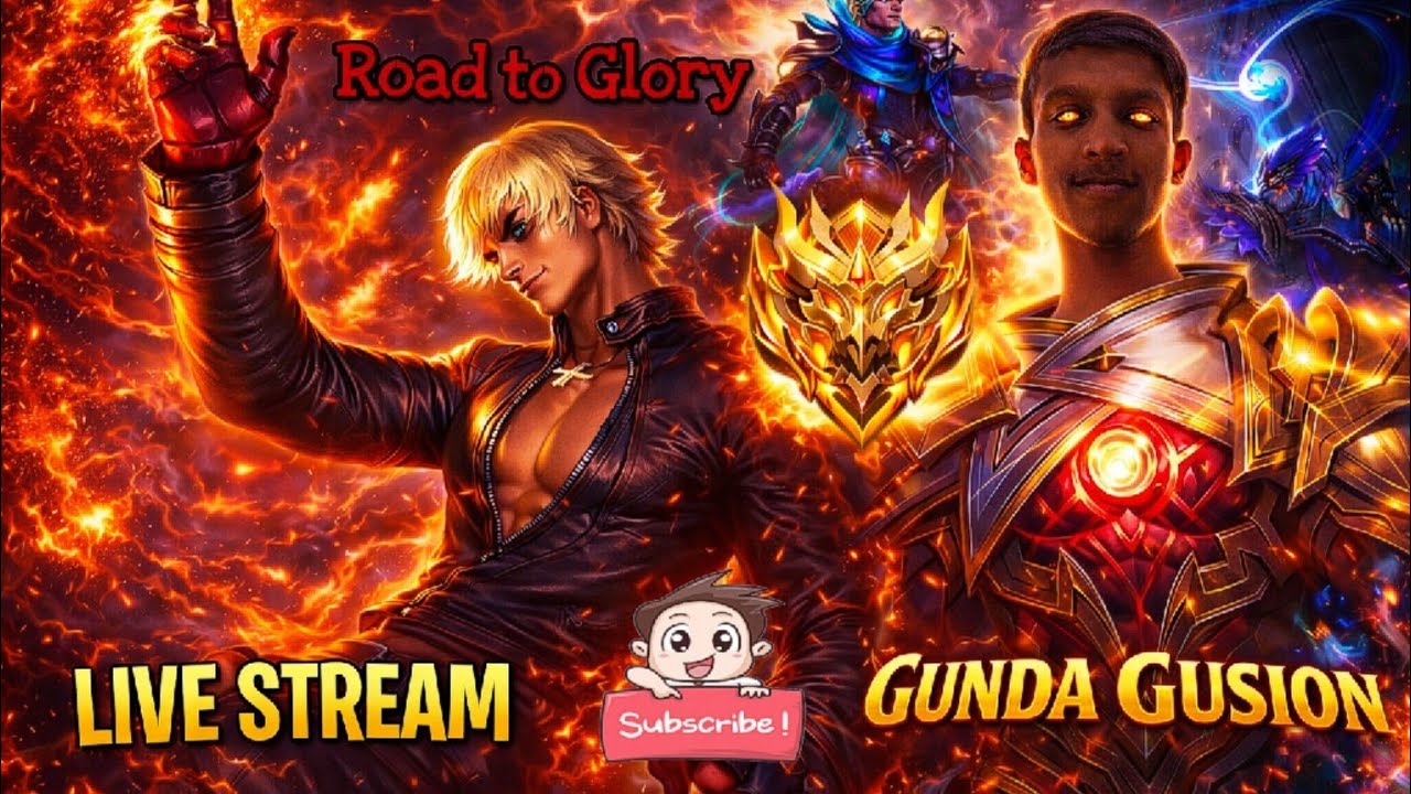 🔴Gunda Gusion Is Live | Full Action Gameplay | Grinding 500 subscribers Lets go